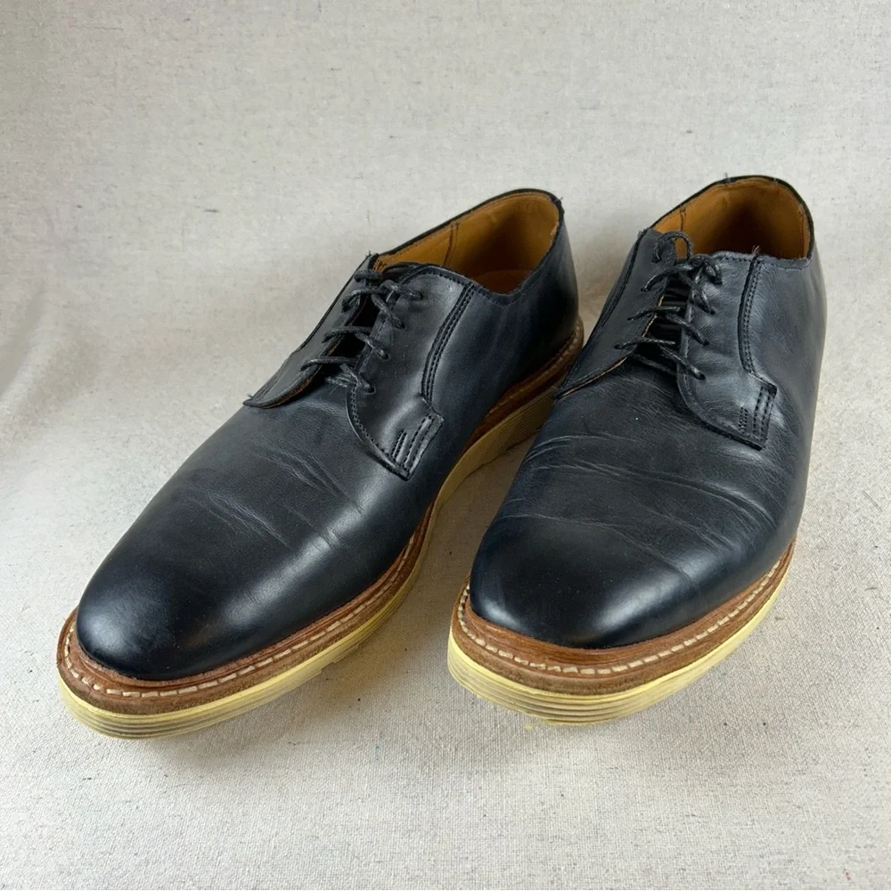Allen Edmonds Men’s 12 Navy Blue ‘Cove Drive’ Plain-Toe Oxfords